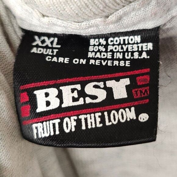 Vintage Cambridge Isanti Bluejackets T Shirt Mens Size 2XL Gray 90s Made In USA - Picture 6 of 7